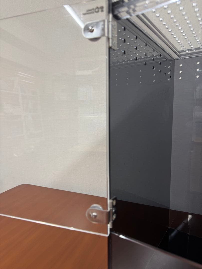 Small Dinosaur 飼育ケージ アクリル製 黒 (30×30×45)