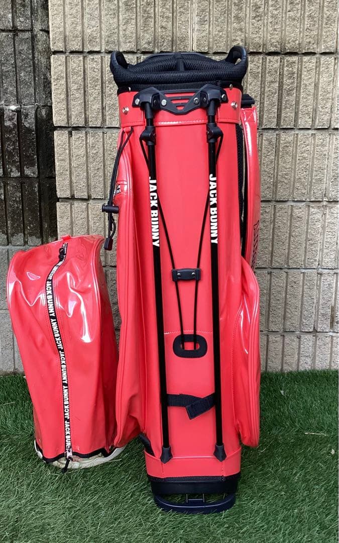 は*る様 JACK BUNNY ジャックバニーエナメルスタンドキャディバッグ