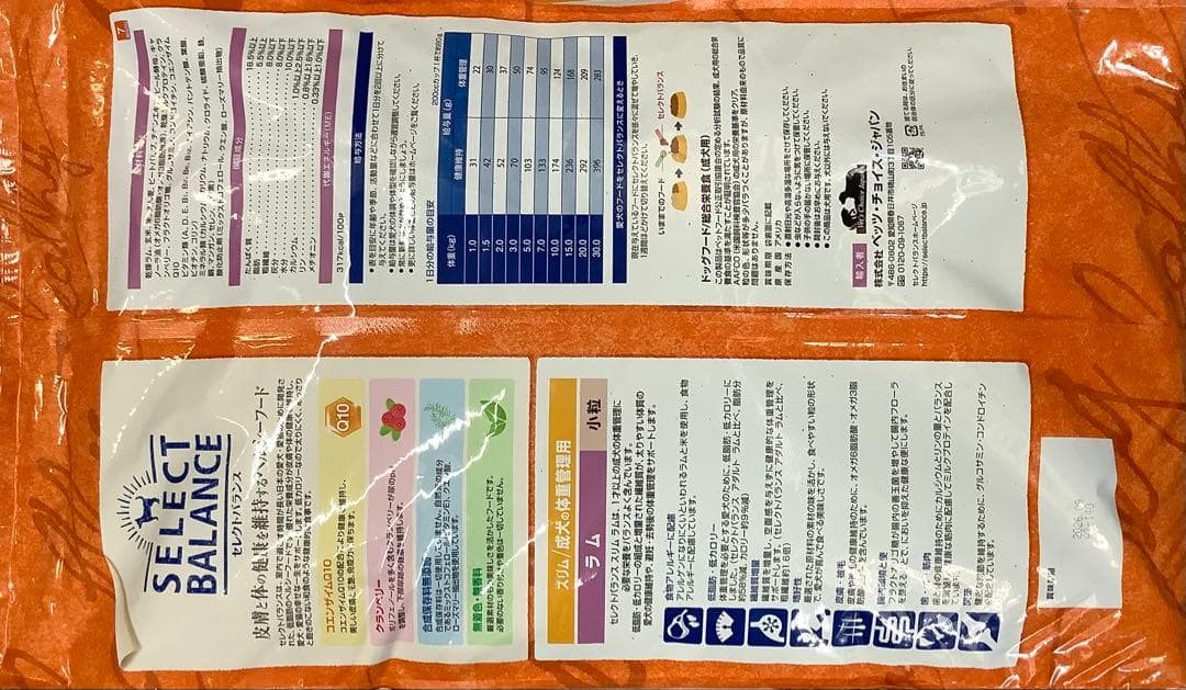 セレクトバランス スリムラム 小粒 7kg 　2個