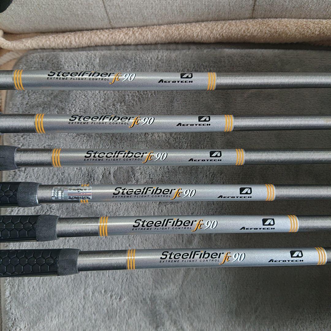 キャロウェイEPIC&SteelFiberfc90アイアン6本セット