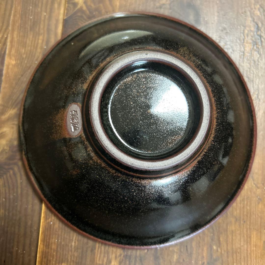 い*ん様 レア　薩摩焼 沈壽官　白薩摩　黒薩摩　かわいいくまさんの色絵入り　平茶