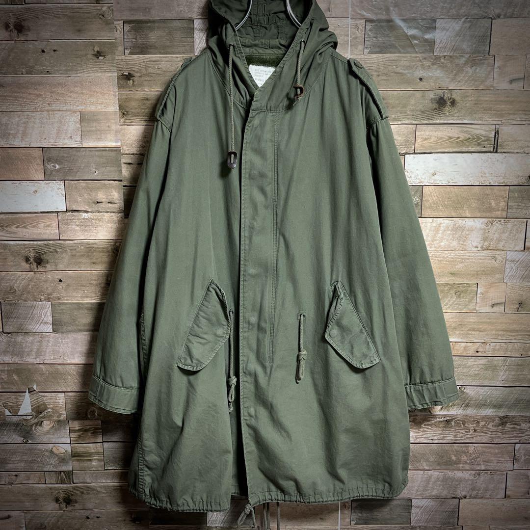 ファーライナー付き ヒューストン モッズコート M51 ミリタリー オリーブ