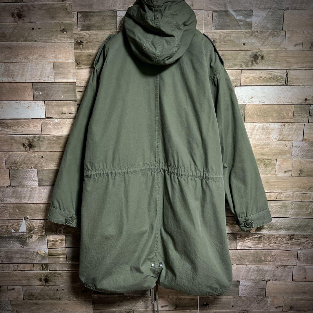 ファーライナー付き ヒューストン モッズコート M51 ミリタリー オリーブ