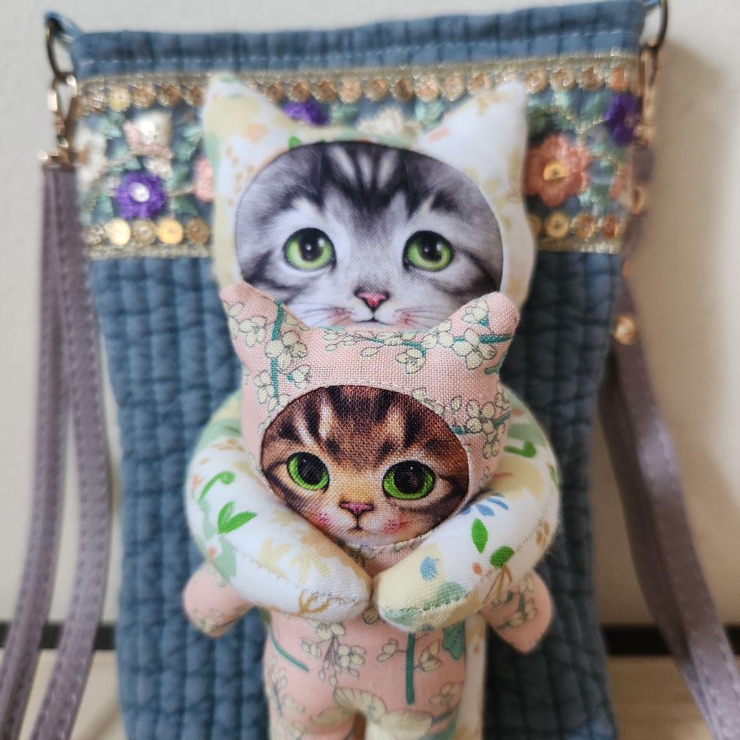 コヤンイサムチョン　にゃんにゃんサコッシュ　ハンドメイド