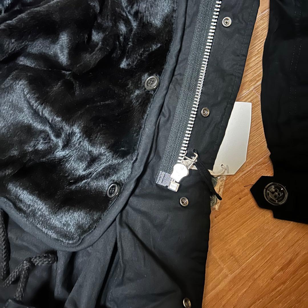 未使用 HOUSTON M-51 フィッシュテールパーカー BK XXS