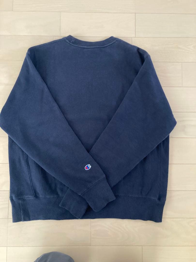 チャンピオン　リバースウィーブ　YALE ネイビー　REVERSEWEAVE