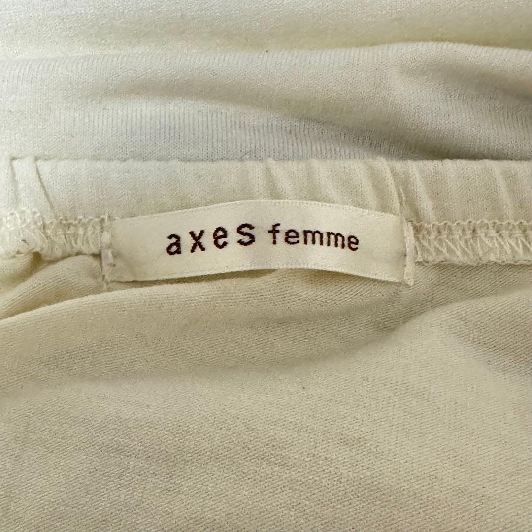 【希少】00s 美品 axes femme ビッグ リボン キャミソール 白 M