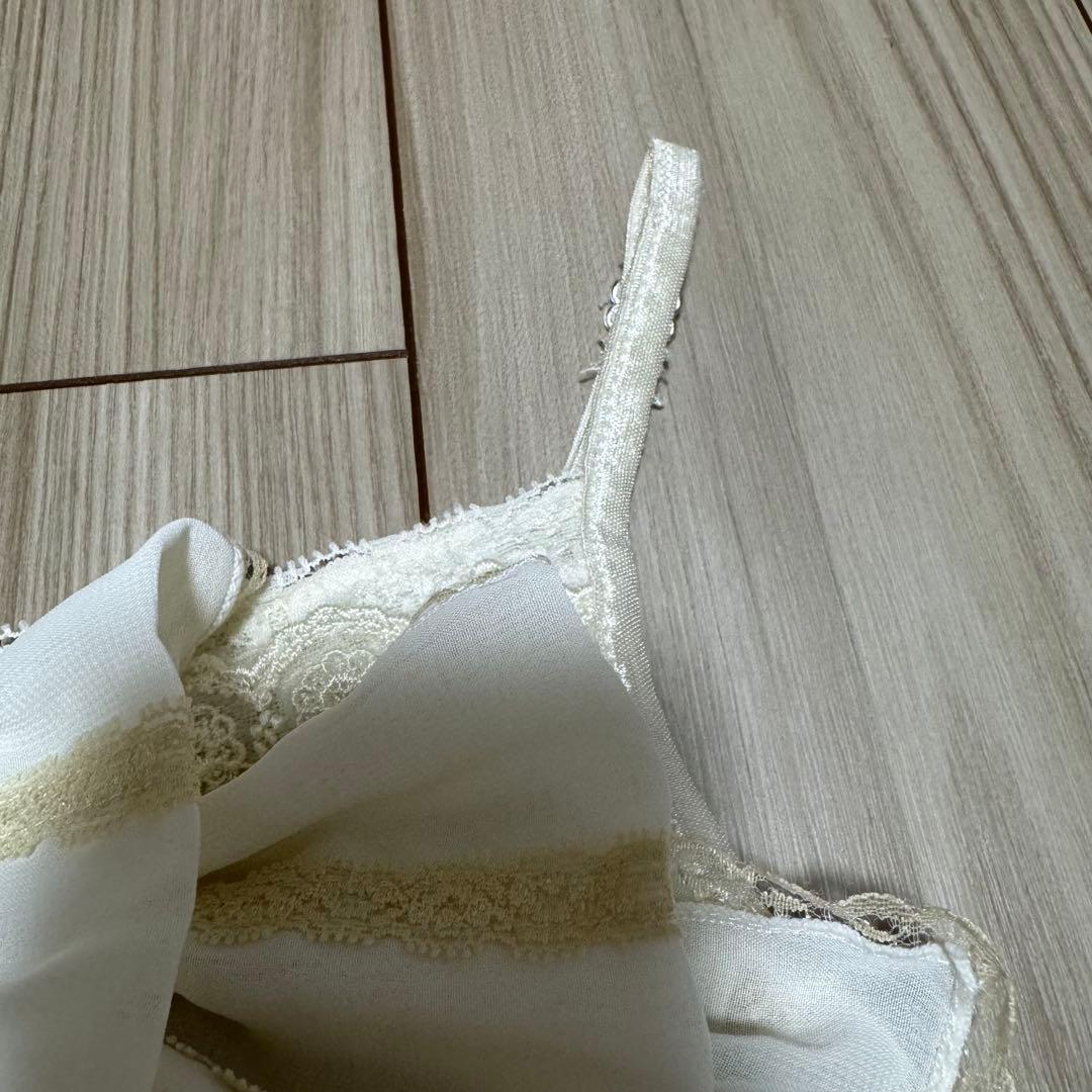 【希少】00s 美品 axes femme ビッグ リボン キャミソール 白 M