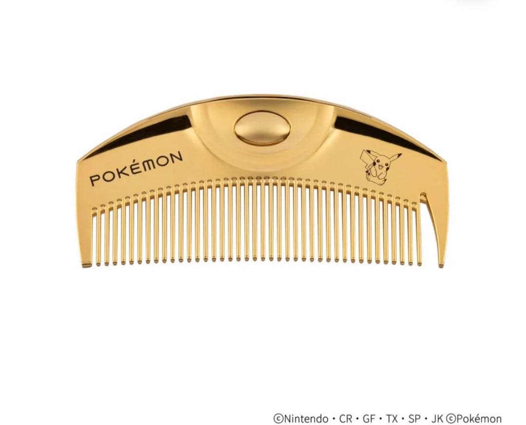 ラブクロム♡コーム ポケモンpokemon K24GPツキ ゴールド ピカチュウ