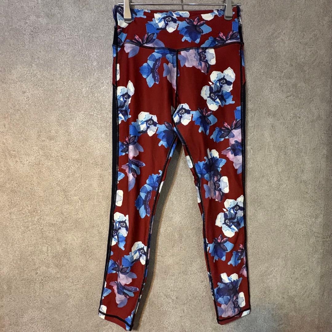 S相当【極美品】AUMNIEアムニー トップス レギンス上下セット フラワー