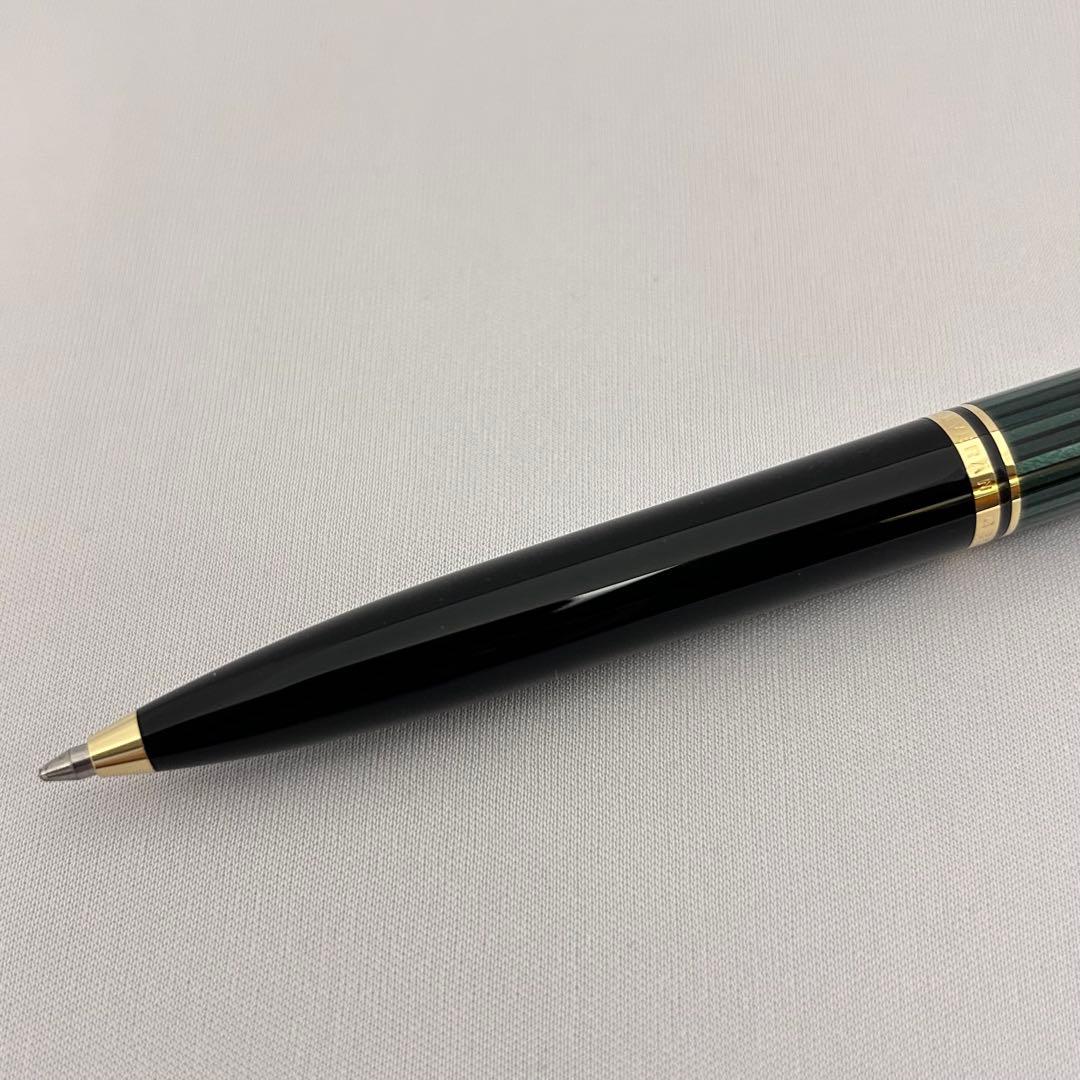 ペリカン　ボールペン　スーベレーン　K400　緑縞