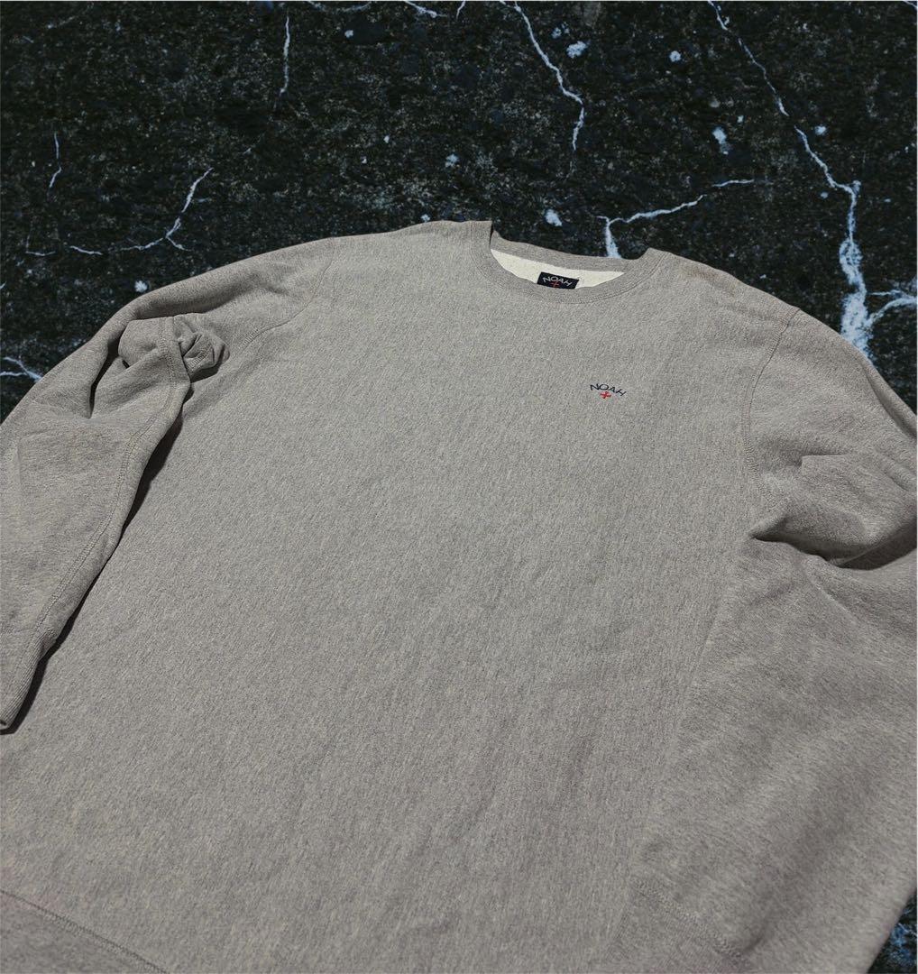 NOAH ノア 刺繍ロゴ スウェット トレーナー XLサイズ グレー