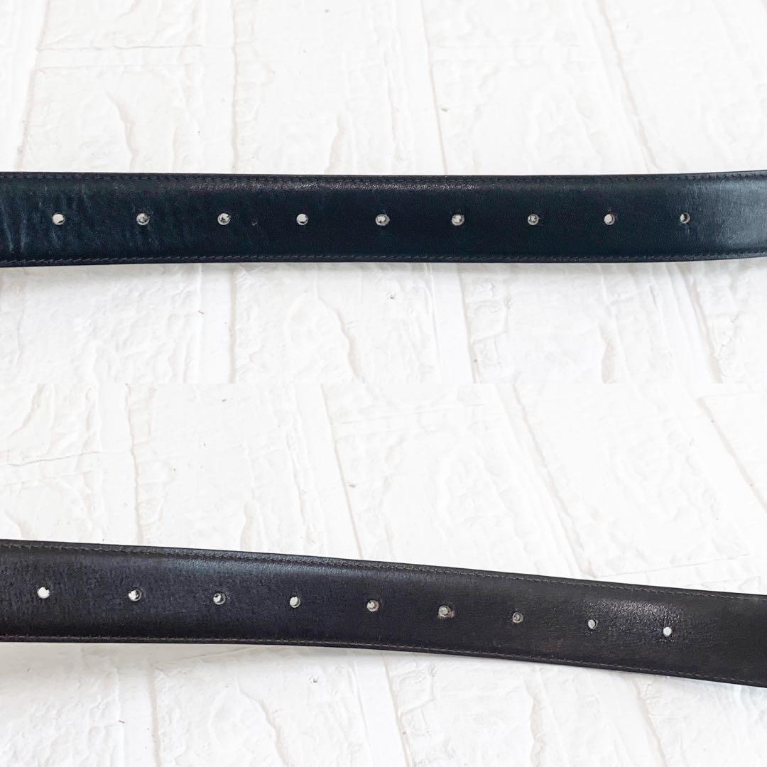 CELINE セリーヌ　ベルトブラック　ダークブラウン　リバーシブル