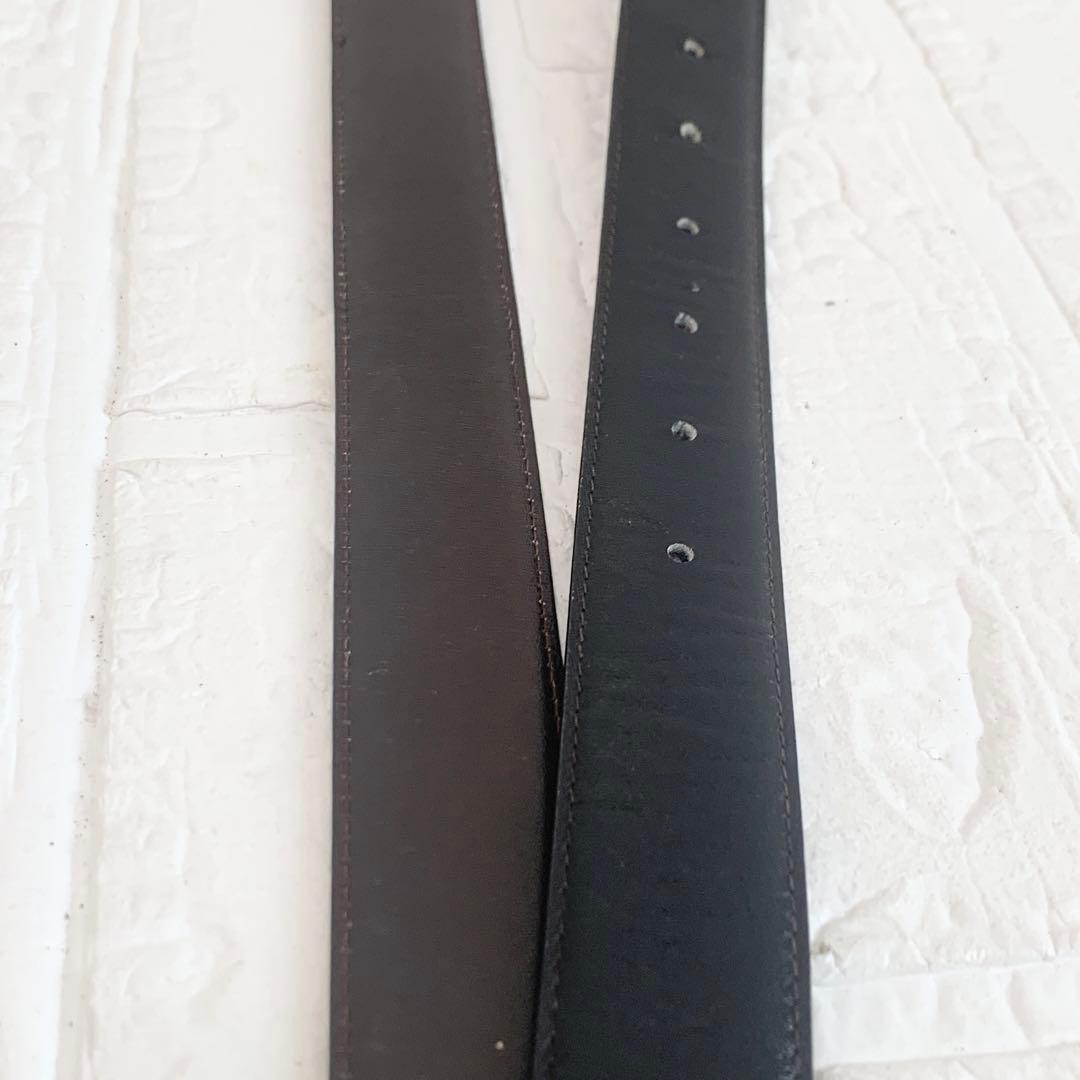 CELINE セリーヌ　ベルトブラック　ダークブラウン　リバーシブル