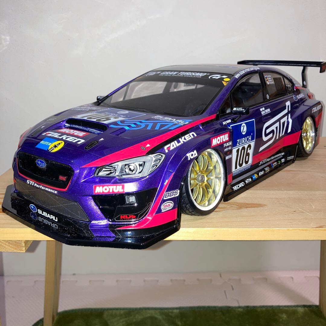 タミヤ　SUBARU WRX STI NBRチャレンジ ボディ