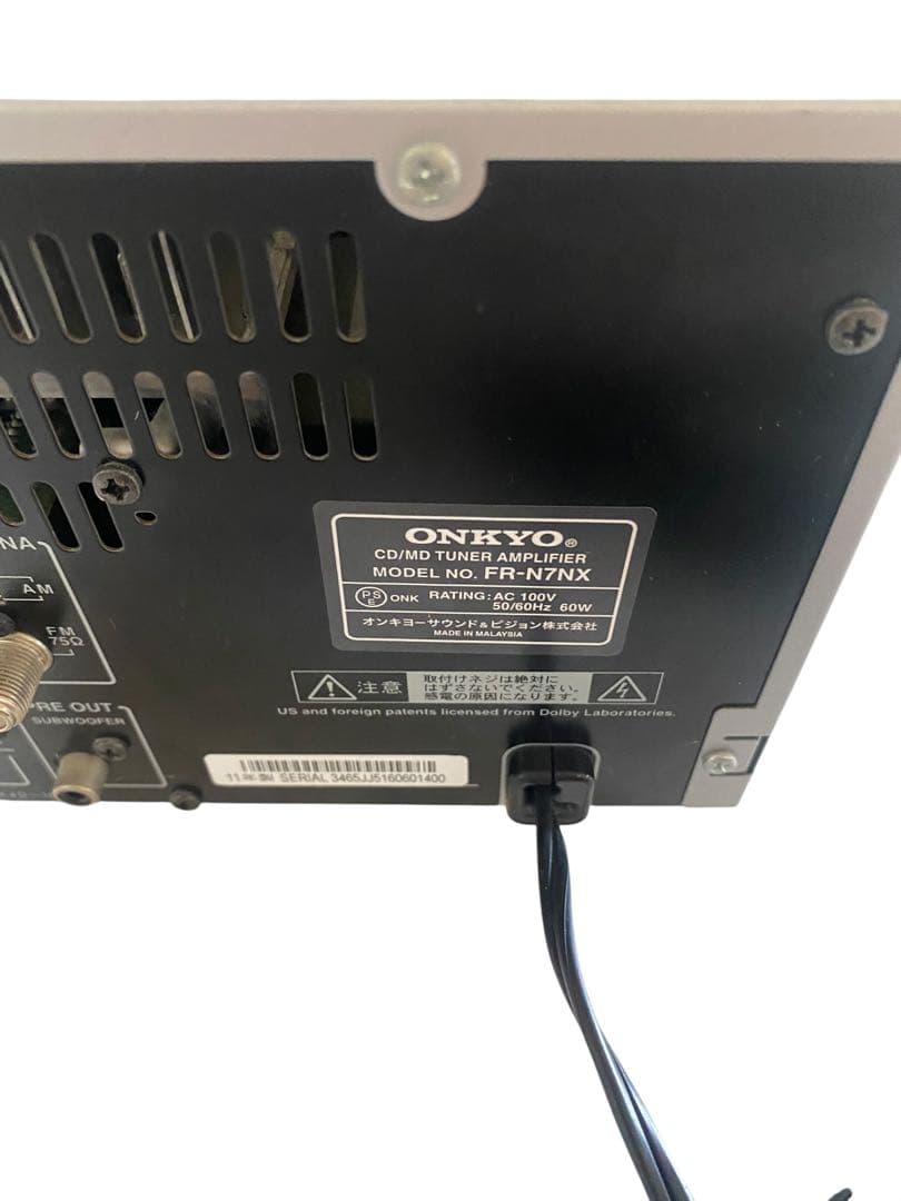 ONKYO コンポ FR-N7NX CD/MD/USB