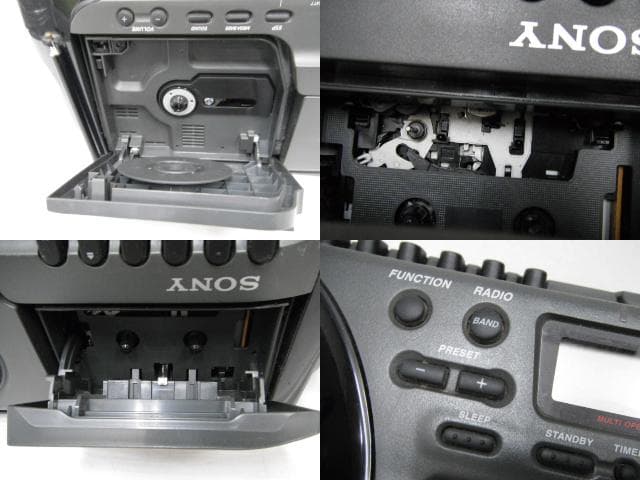 ※訳あり品 SONYソニー CDステレオラジオカセット 98年製 CFD-980