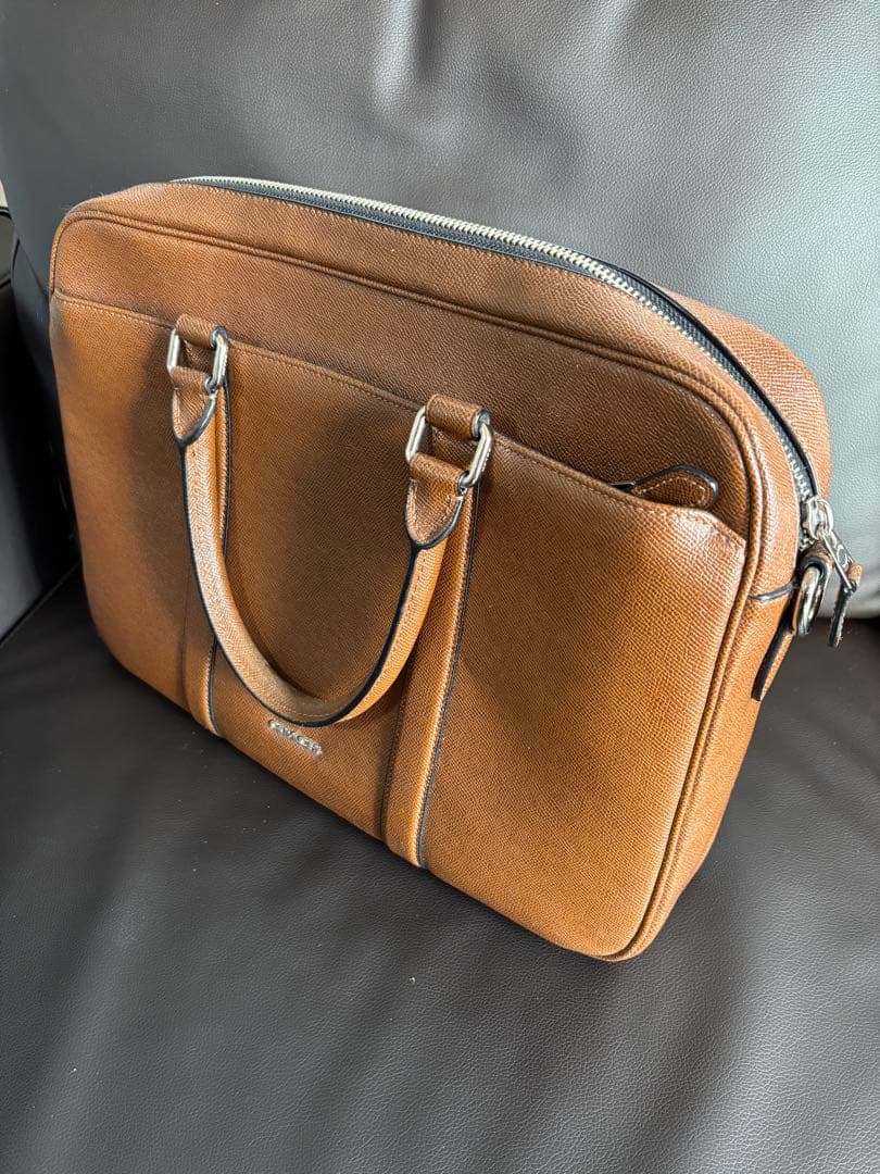 コーチ　COACH ブラウン ビジネスバッグ