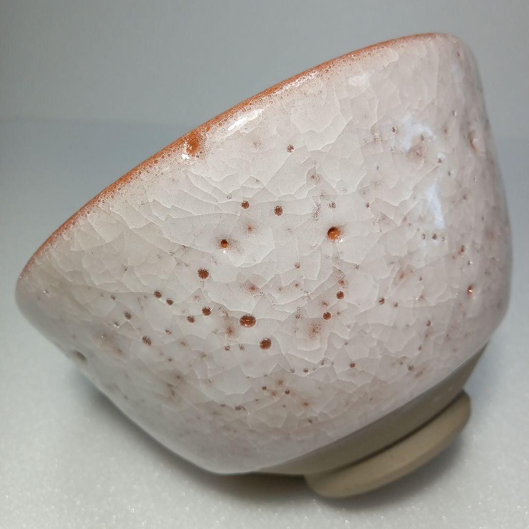 茶道具　薄氷紋　抹茶茶碗　陶磁器　瀬戸焼