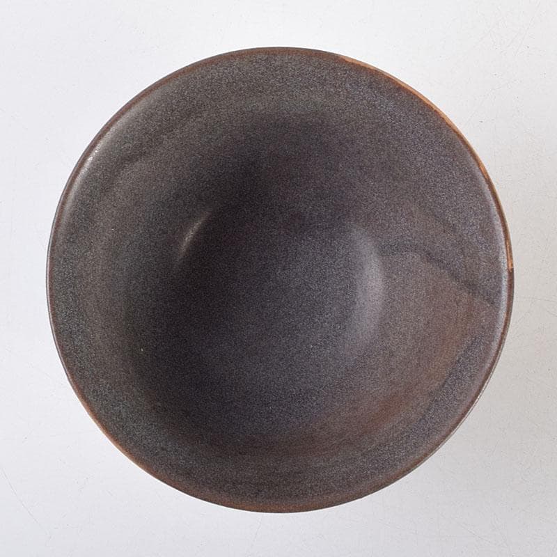 中国　黒釉　茶碗　茶道具　C　R9172