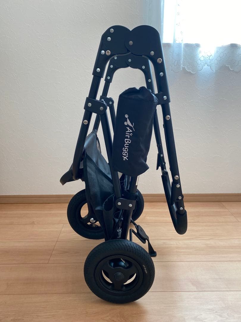 【美品】エアバギー 黒 AIRBUGGY ココブレーキ フレームのみ 犬カート