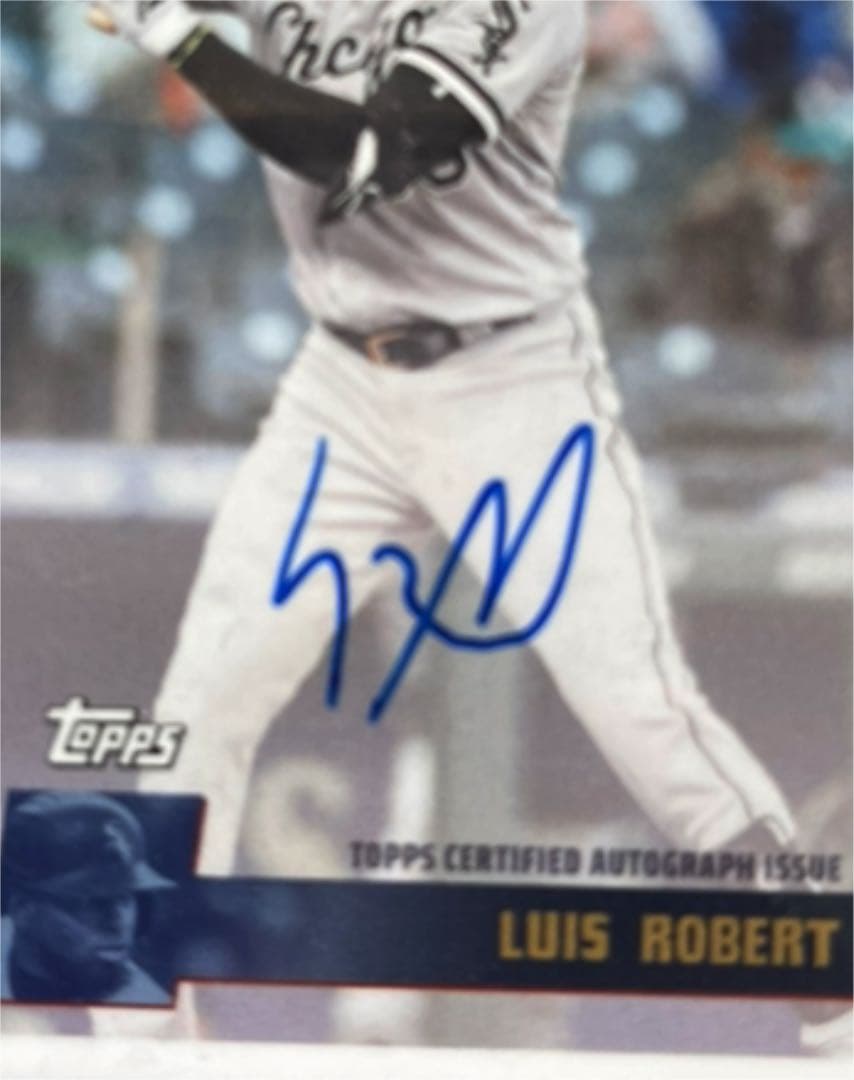 Luis Robert 直筆サイン 150枚限定カードauto ルイス•ロバート