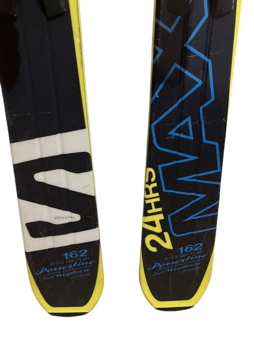 サロモン 24HOURSbMAX　ビンディングZ12 162cm スキー板　保証