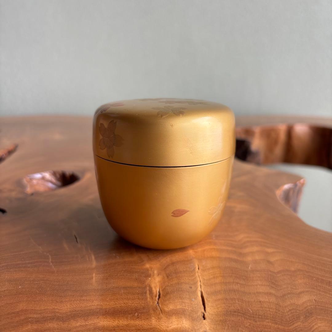 金地 桜 大棗 孝泉造 茶道具 共箱