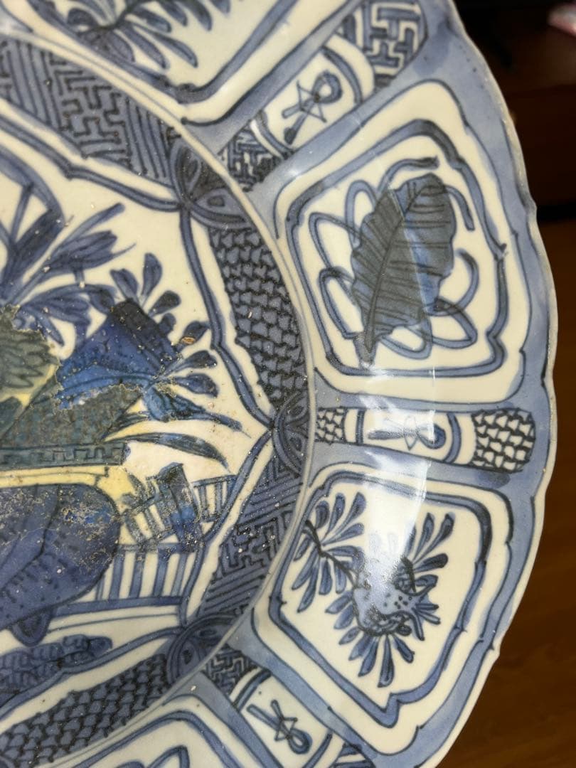 明時代骨董皿　中国　アンティーク