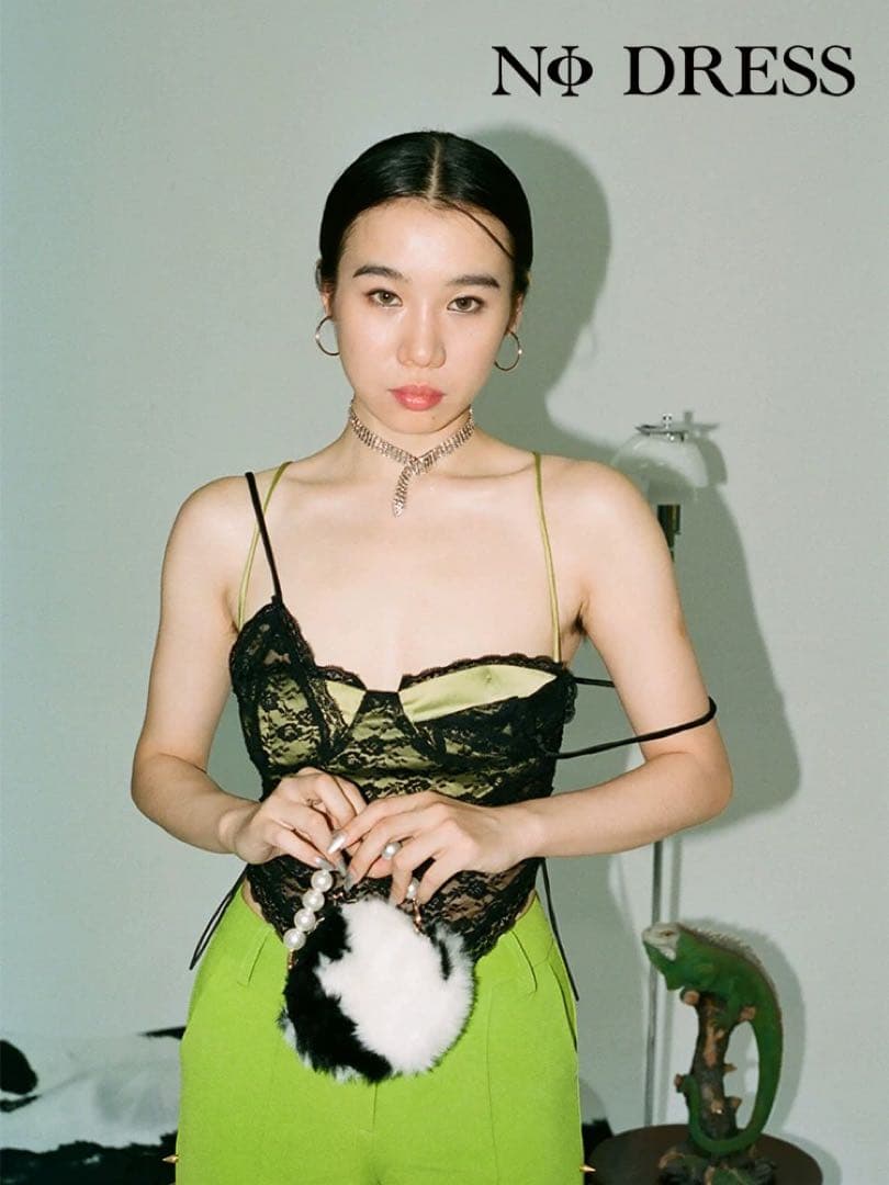 即購可 nodress レースキャミソール itimi palomawool