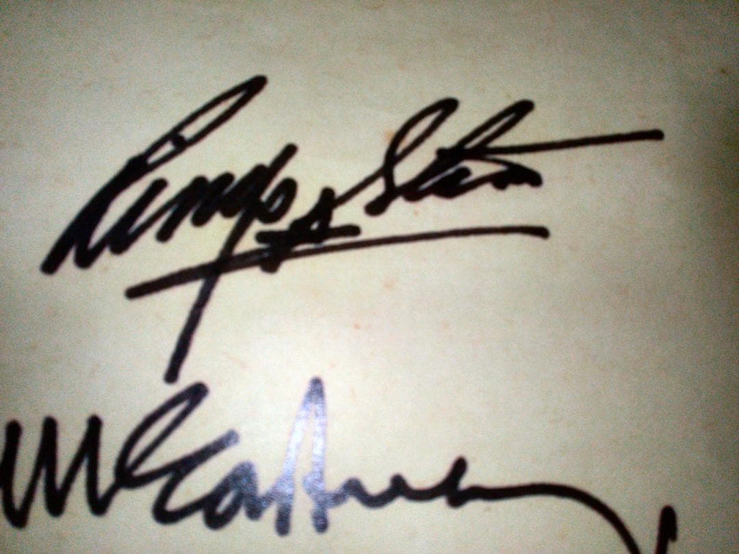 THE BEATLES 来日日本公演サイン