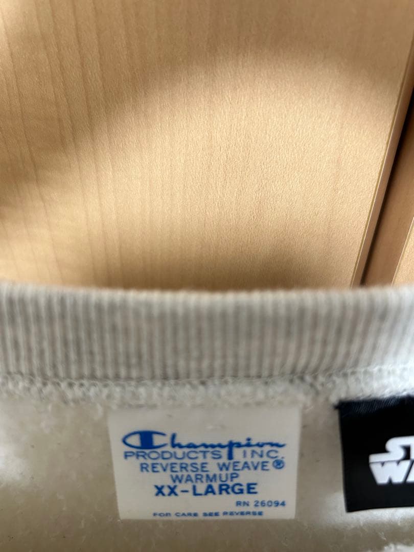 champion リバースウィーブ　スターウォーズコラボスウェット