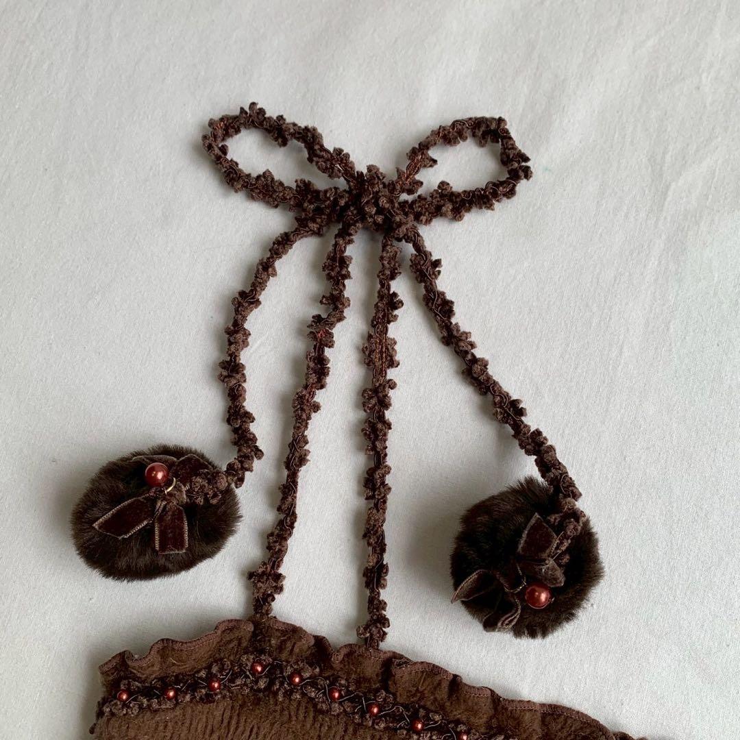 LIZ LISA design camisole ポンポン付き