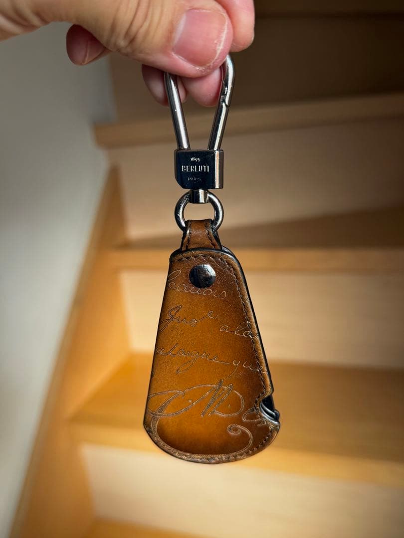 Berluti ベルルッティ　キーリング　シューホーン　ストラップ　キーホルダー
