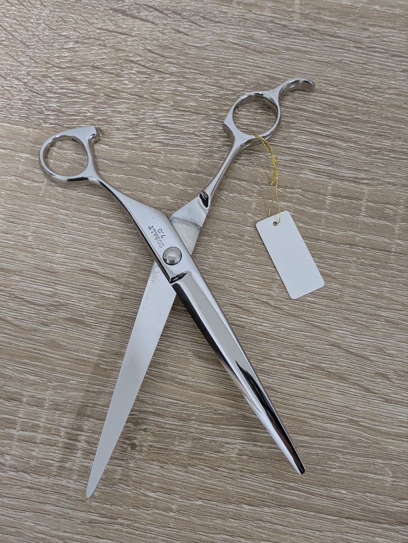 散髪用シザー シルバー　7インチ