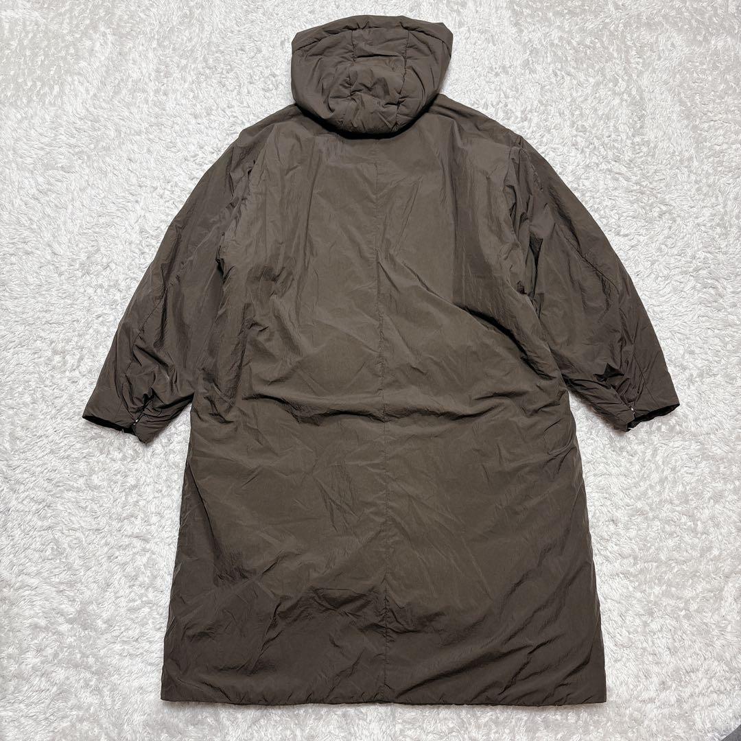 美品 無印良品 MUJIWALKER 防風撥水中わたベンチコート XL ブラウン