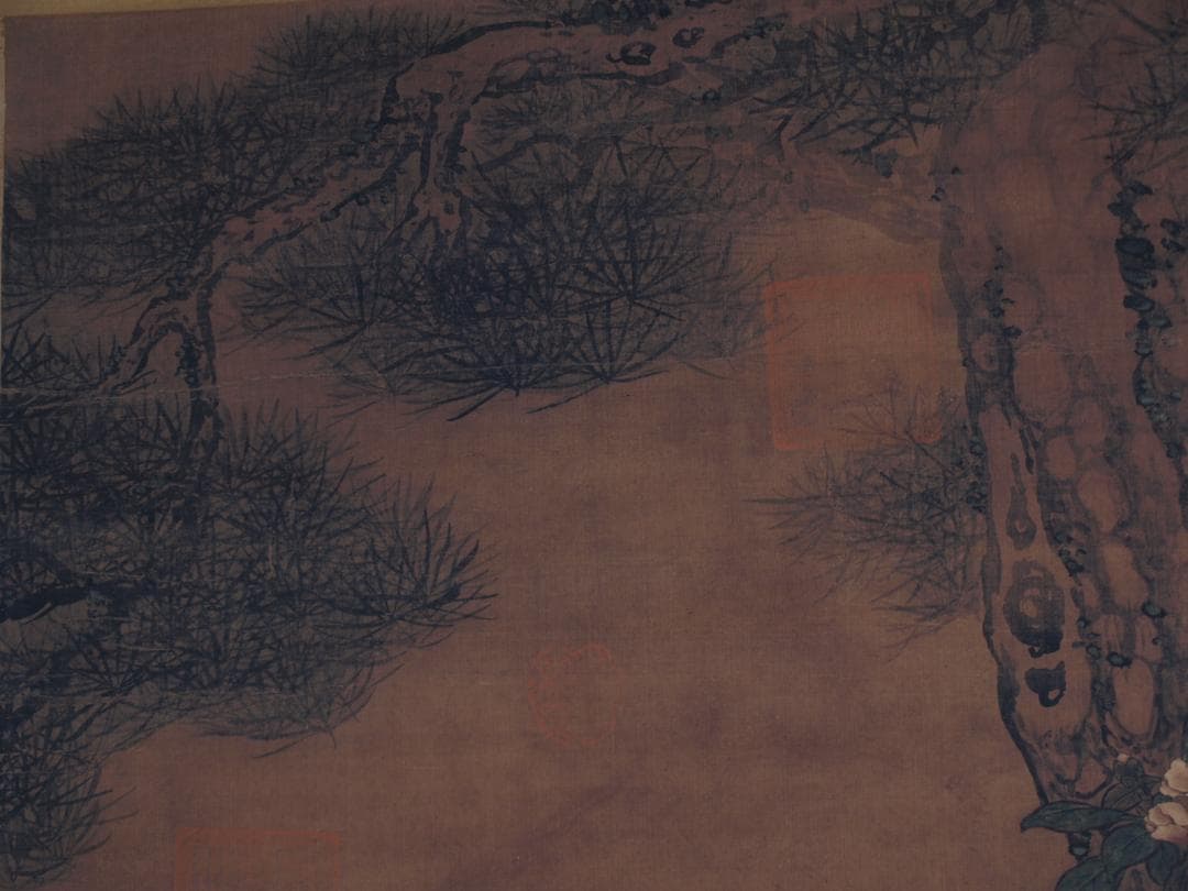 人物図 中国丁雲鵬　 清時代鶴図 肉筆保證 古美術　 DE768A7-3