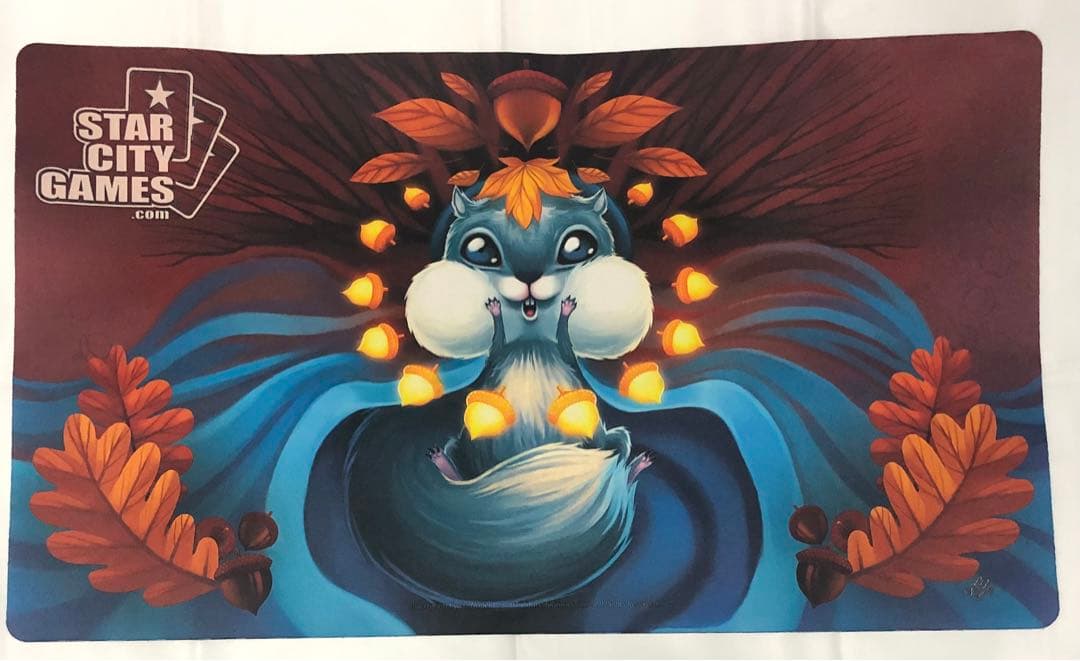 mtg プレイマット 渦まく知識 リス SCG 渦巻く知識