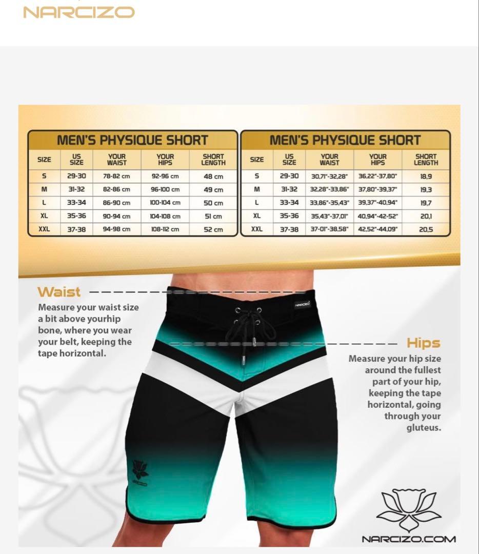 narcizo サーフパンツ M フィジーク