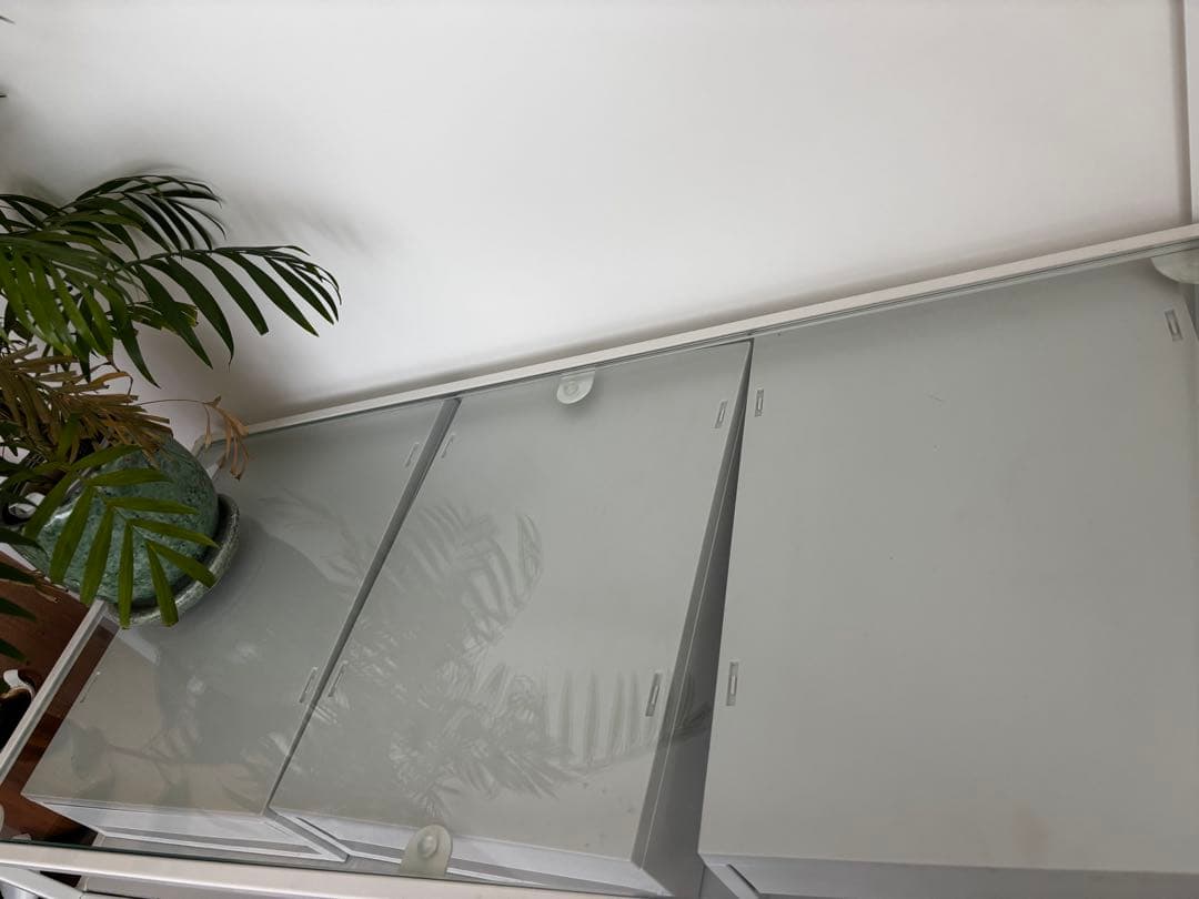 LOWYA デスクドレッサー ネイルデスク ガラス天板