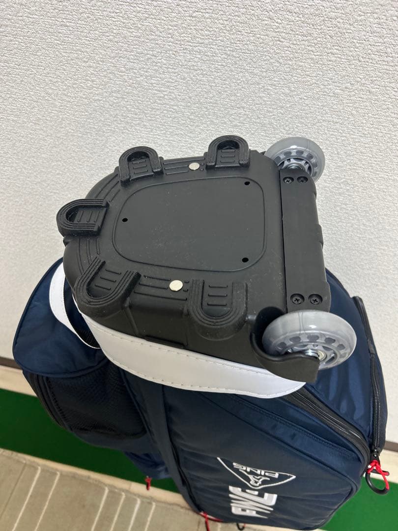 キャリー付き　PING キャディーバック　トリコロール　メンズ