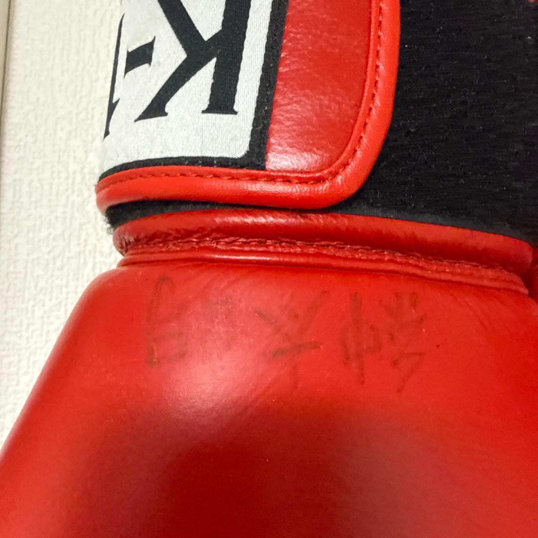 K-1 ボクシンググローブ 16oz 赤