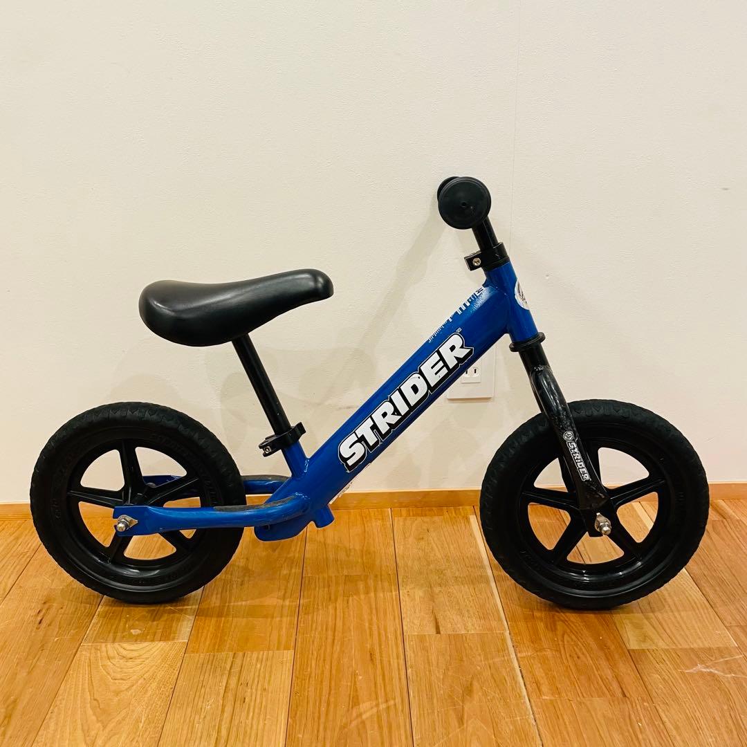 良品 ストライダー バランスバイク ブルー キックバイク 12インチ