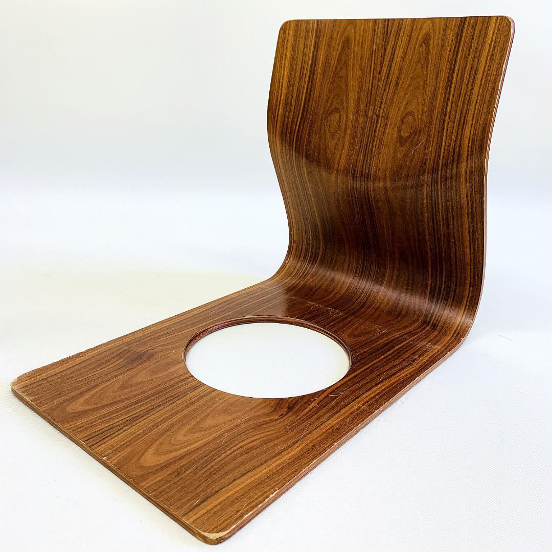 Tendo 天童木工 座椅子 2脚セット 藤森健次 曲木 ケヤキ板目ローズウッド