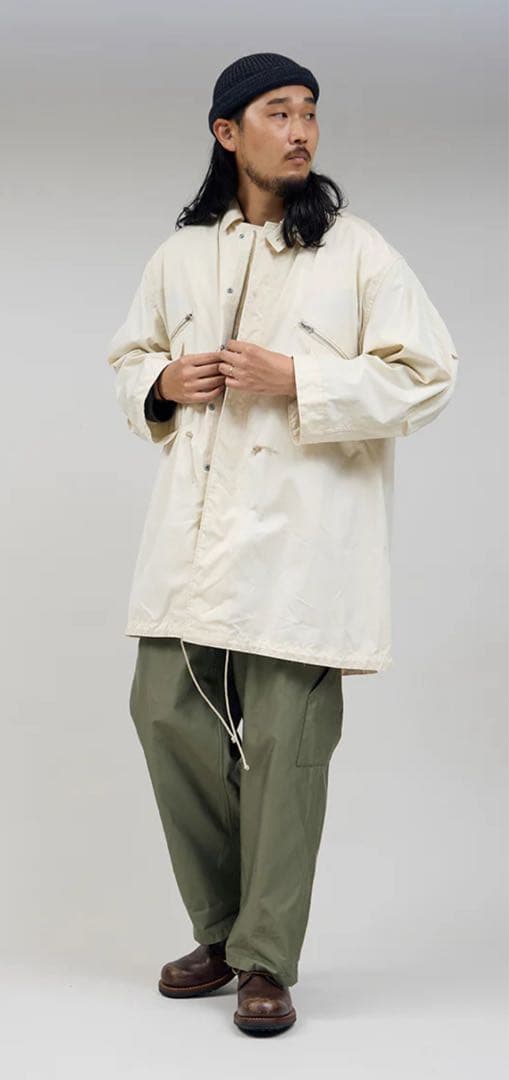 ナイジェルケーボン　50sシェルコート コットンナイロンモッズコート　サイズ50