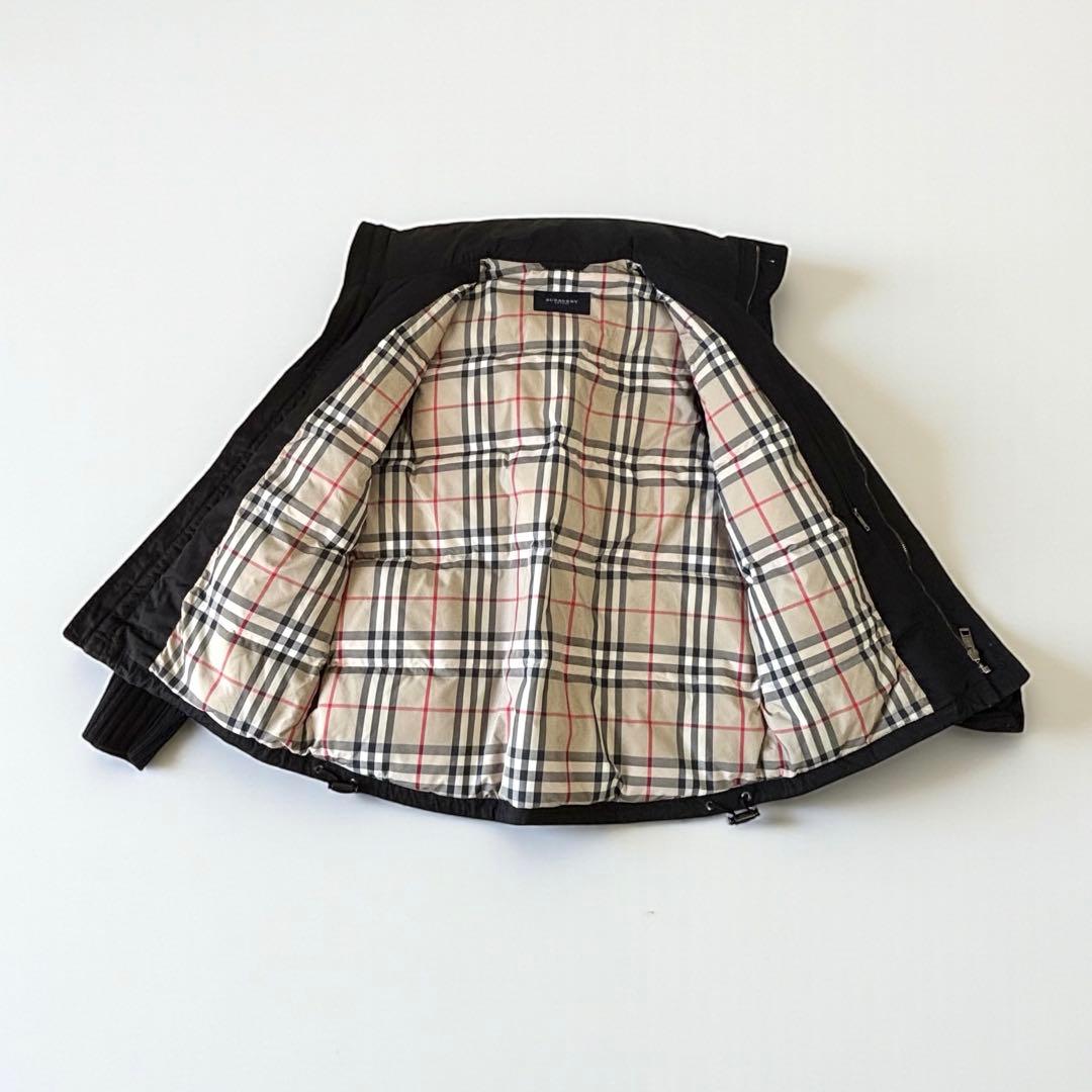 BURBERRYダウンジャケット袖ニット2WAY正規品メンズバーバリー革アウター