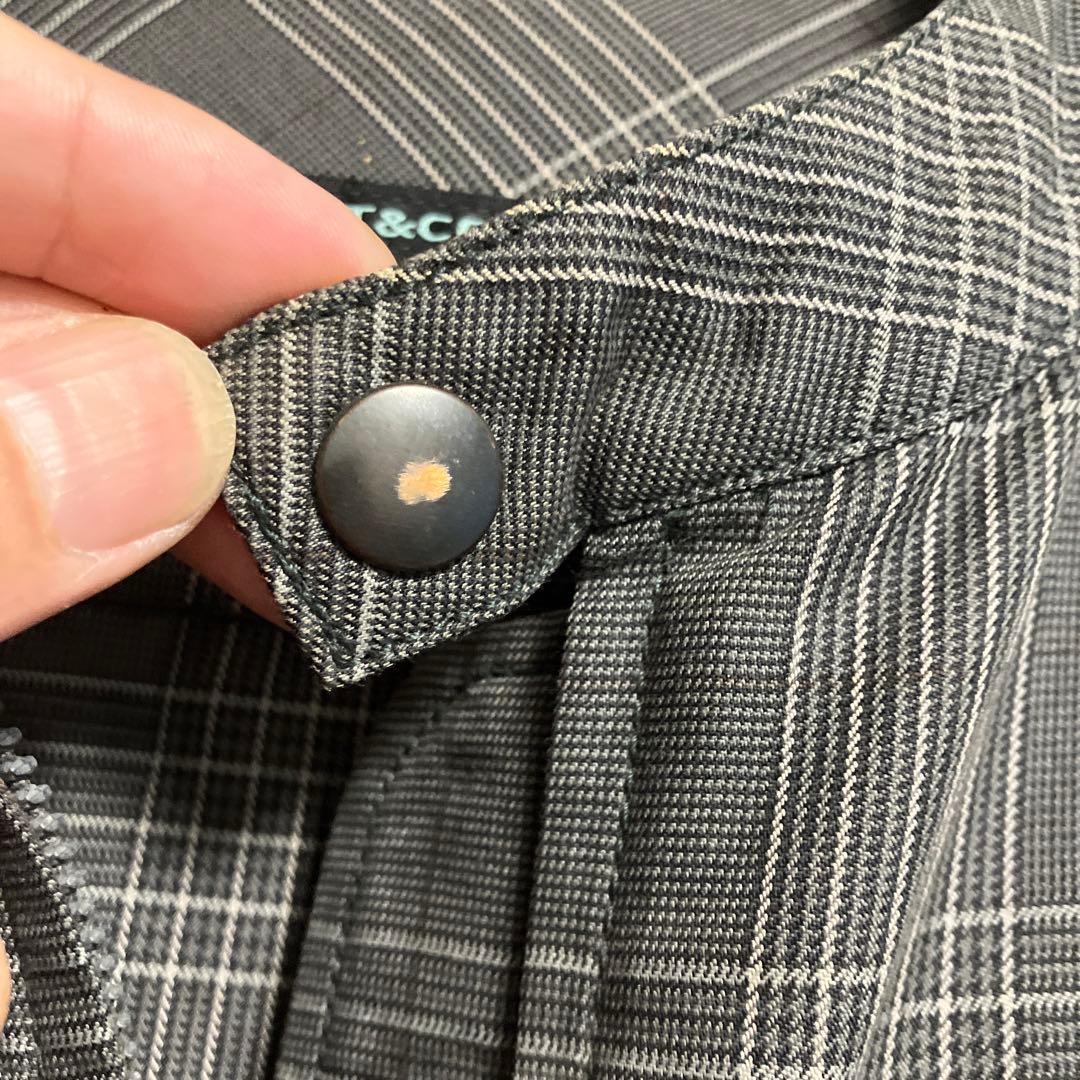 専用　CELT&COBRA チェック柄ジャンプスーツ Sサイズ