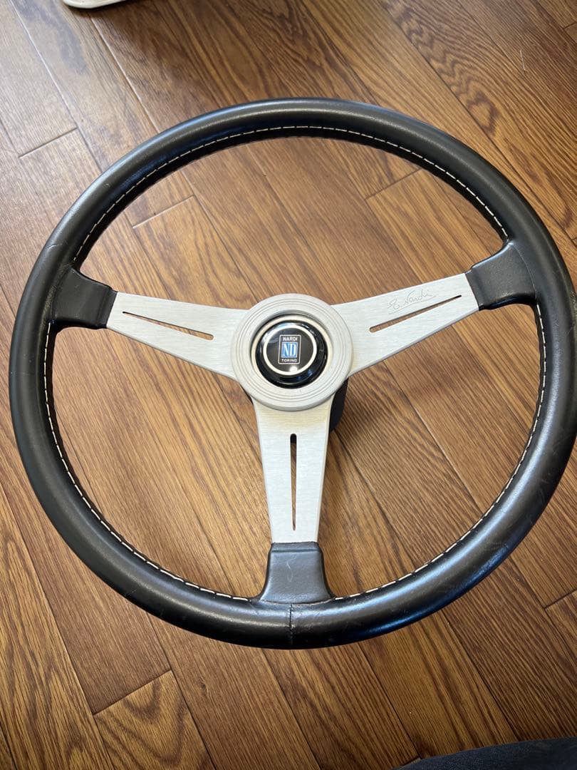 大径 希少】ナルディ クラシック ブラック φ39 ステアリング 旧車 当時物