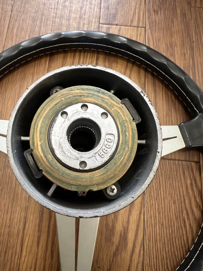 大径 希少】ナルディ クラシック ブラック φ39 ステアリング 旧車 当時物