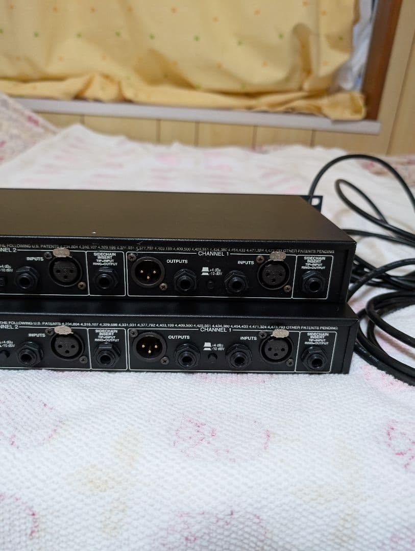 J*n様 dbx　166XL プロセッサー XLR端子付き　２台セット